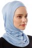 Logo Plain - Hijab Al Amira One-Piece Azzurro
