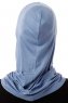 Logo Plain - Hijab Al Amira One-Piece Indaco