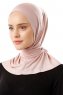 Sportif Plain - Hijab Pratico Viscosa Rosa Antico