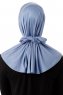 Sportif Plain - Hijab Pratico Viscosa Indaco