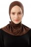 Sportif Cross - Hijab Pratico Viscosa Marrone