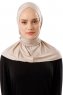 Sportif Cross - Hijab Pratico Viscosa Taupe Chiaro