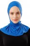 Sportif Cross - Hijab Pratico Viscosa Blu