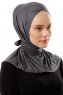 Sportif Cross - Hijab Pratico Viscosa Grigio Scuro