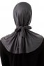 Sportif Cross - Hijab Pratico Viscosa Grigio Scuro