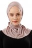 Sportif Cross - Hijab Pratico Viscosa Grigio Pietra