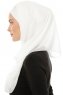 Alara Plain - Hijab Chiffon One Piece Creme