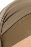 Alara Plain - Hijab Chiffon One Piece Verde Oliva