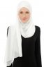 Alara Cross - Hijab Chiffon One Piece Creme