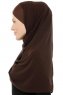 Alara Cross - Hijab Chiffon One Piece Marrone