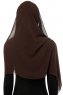 Alara Cross - Hijab Chiffon One Piece Marrone