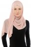 Alara Cross - Hijab Chiffon One Piece Rosa Antico