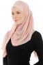 Alara Cross - Hijab Chiffon One Piece Rosa Antico