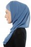 Alara Cross - Hijab Chiffon One Piece Indaco