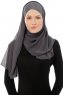 Alara Cross - Hijab Chiffon One Piece Antracite