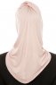 Isra Plain - Hijab One-Piece Viscosa Rosa Antico