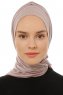 Isra Plain - Hijab One-Piece Viscosa Grigio Pietra