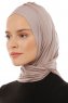 Isra Plain - Hijab One-Piece Viscosa Grigio Pietra