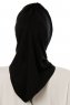 Isra Cross - Hijab One-Piece Viscosa Nero