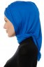 Isra Cross - Hijab One-Piece Viscosa Blu