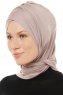 Isra Cross - Hijab One-Piece Viscosa Grigio Pietra