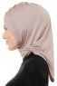Isra Cross - Hijab One-Piece Viscosa Grigio Pietra