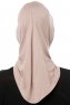 Isra Cross - Hijab One-Piece Viscosa Grigio Pietra