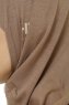 Hanfendy Plain Logo - Hijab One-Piece Taupe Scuro