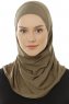 Hanfendy Plain Logo - Hijab One-Piece Cachi