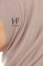 Hanfendy Plain Logo - Hijab One-Piece Grigio Pietra
