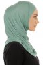 Hanfendy Plain Logo - Hijab One-Piece Verde