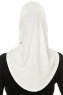 Hanfendy Cross Logo - Hijab One-Piece Creme