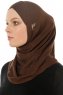 Hanfendy Cross Logo - Hijab One-Piece Marrone