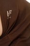 Hanfendy Cross Logo - Hijab One-Piece Marrone