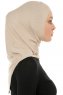 Hanfendy Cross Logo - Hijab One-Piece Taupe Chiaro