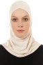 Hanfendy Cross Logo - Hijab One-Piece Beige
