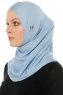 Hanfendy Cross Logo - Hijab One-Piece Azzurro