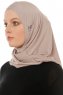 Hanfendy Cross Logo - Hijab One-Piece Grigio Pietra