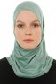 Hanfendy Cross Logo - Hijab One-Piece Verde