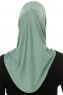 Hanfendy Cross Logo - Hijab One-Piece Verde