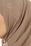 Micro Plain - Hijab One-Piece Taupe Scuro