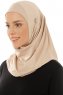 Micro Plain - Hijab One-Piece Taupe Chiaro