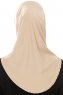 Micro Plain - Hijab One-Piece Taupe Chiaro