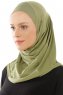 Micro Plain - Hijab One-Piece Verde Oliva