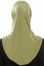 Micro Plain - Hijab One-Piece Verde Oliva