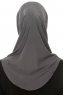 Micro Plain - Hijab One-Piece Antracite