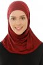 Micro Plain - Hijab One-Piece Bordò