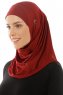 Micro Plain - Hijab One-Piece Bordò
