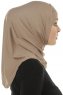 Micro Cross - Hijab One-Piece Taupe Scuro