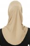 Micro Cross - Hijab One-Piece Beige - Ecardin